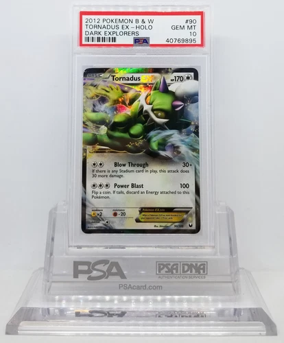 Pokemon DARK EXPLORERS TORNADUS EX #90 ULTRA RARE HOLO FOIL PSA 10 GEM MINT #*