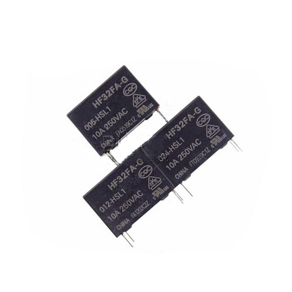 Produktbild von HF32FA-G/005-HSL1 Relais – 10,1 X 17,6 Mm, 2 Stück – Kompaktes Leistungsrelais Für Elektronikprojekte