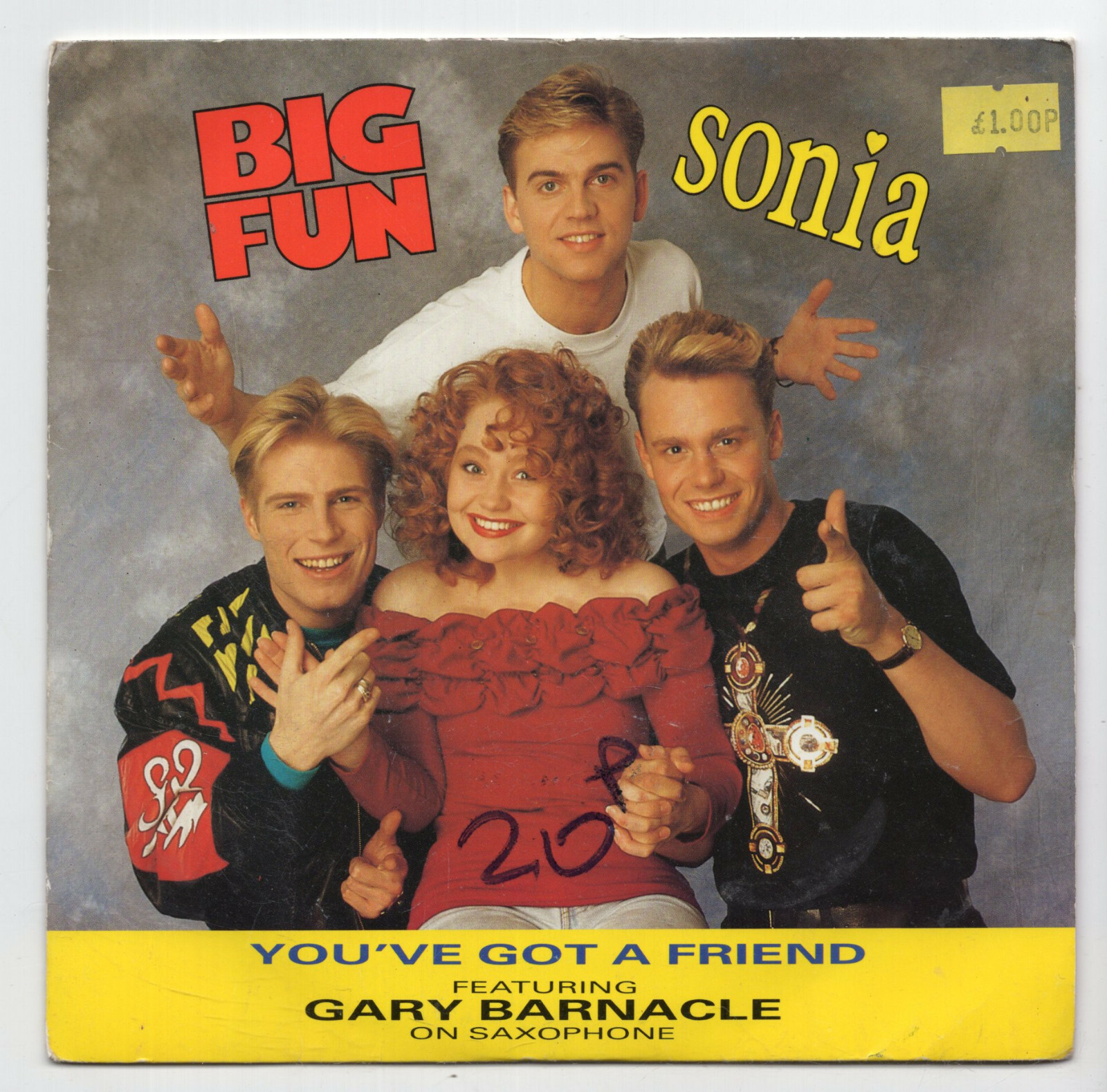 (A666) Big Fun / Sonia, You've Got A Friend - 1990 - 7 inch vinyl