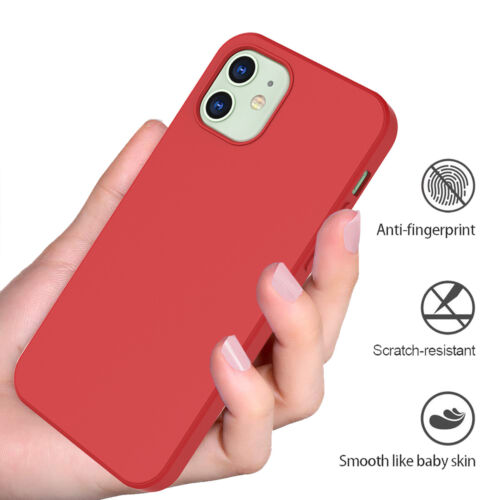 Für iPhone 13 14 15 Pro Max 12 11 XS XR 8 7Plus Silikon Hülle + Displayschutz - Bild 61 von 77