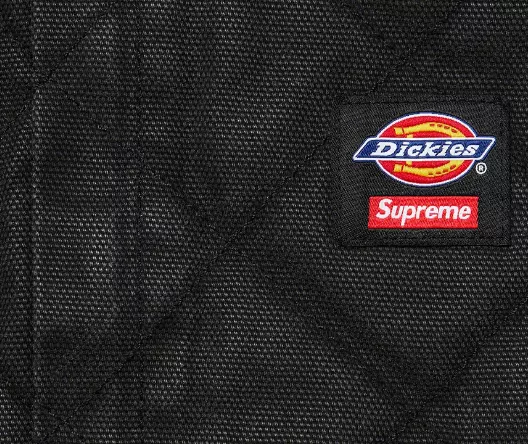 Supreme Dickies Quilted Denim Black Coveralls Mens Large Winter