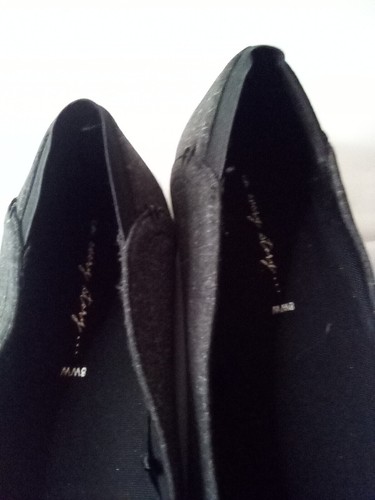 Penningtons In Every Story Slip On Ballet Flats Shoes Size 8WW Charcoal - Picture 8 of 10