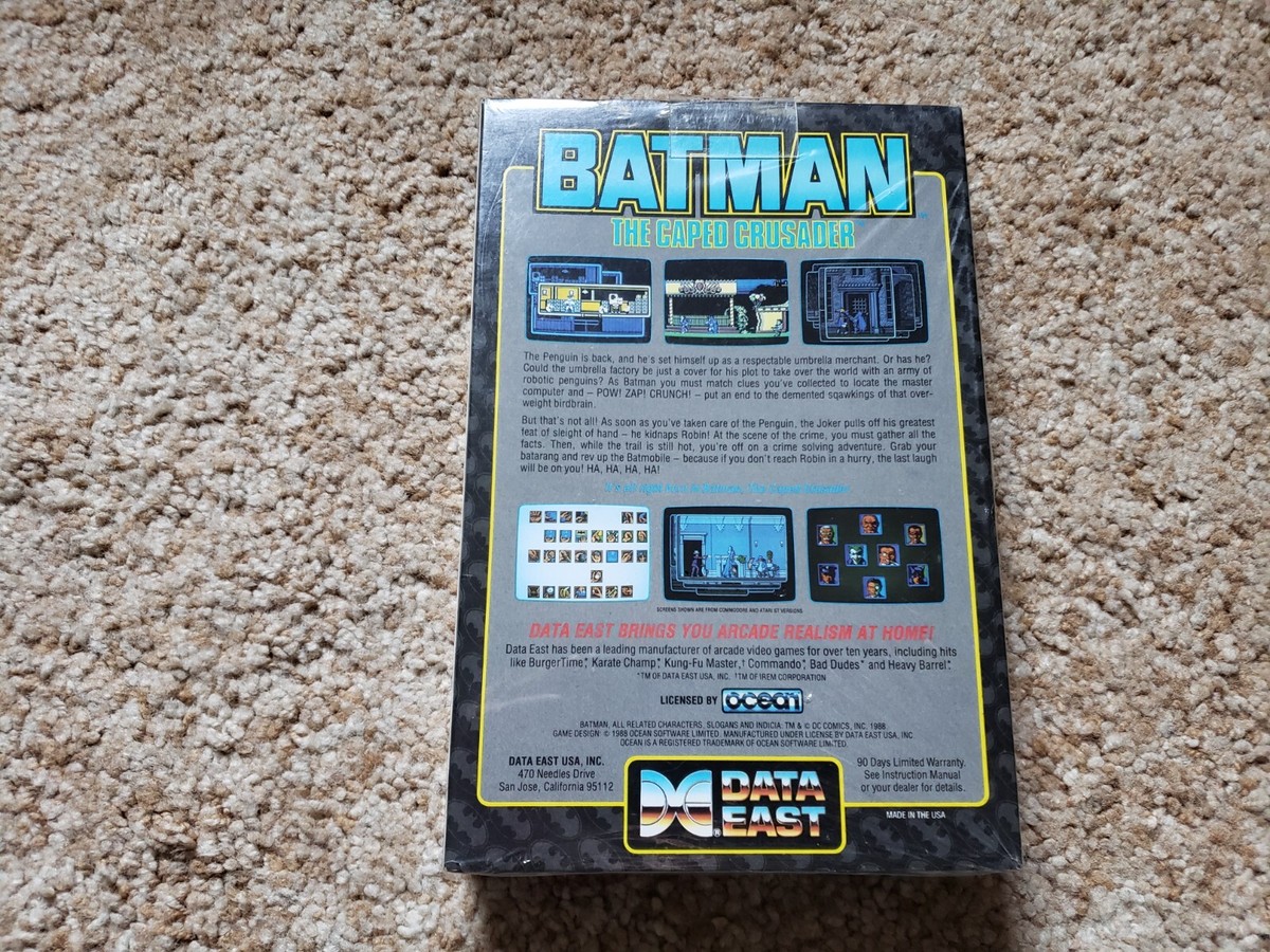 家庭用ゲームソフト BATMAN THE CAPED CRUSADER [COMMODORE64] BATMAN: THE CAPED CRUSADER – Commodore 64 (1988) | Comic