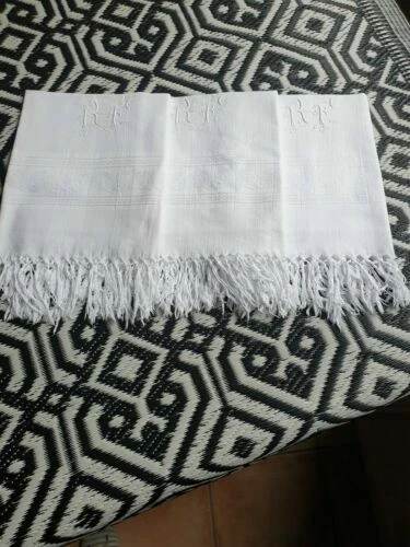 Textiles anciens du XXe siècle serviettes