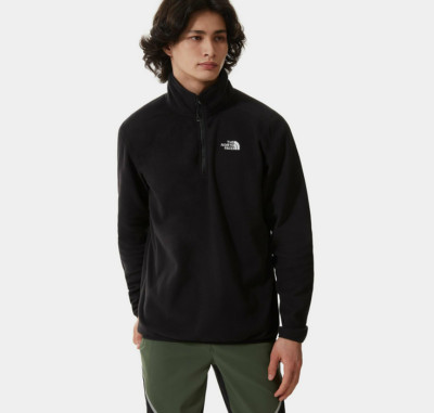 Mens The North Face TKA Glacier 100 Fleece 1/4 Zip Jacket Coat New