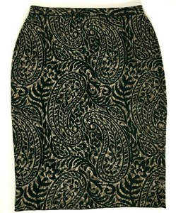 saia de malha estampada