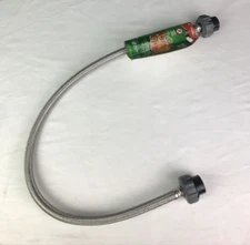 Fluidmaster Twist Click Seal 30 in Stainless Steel Supply Line 1/2"