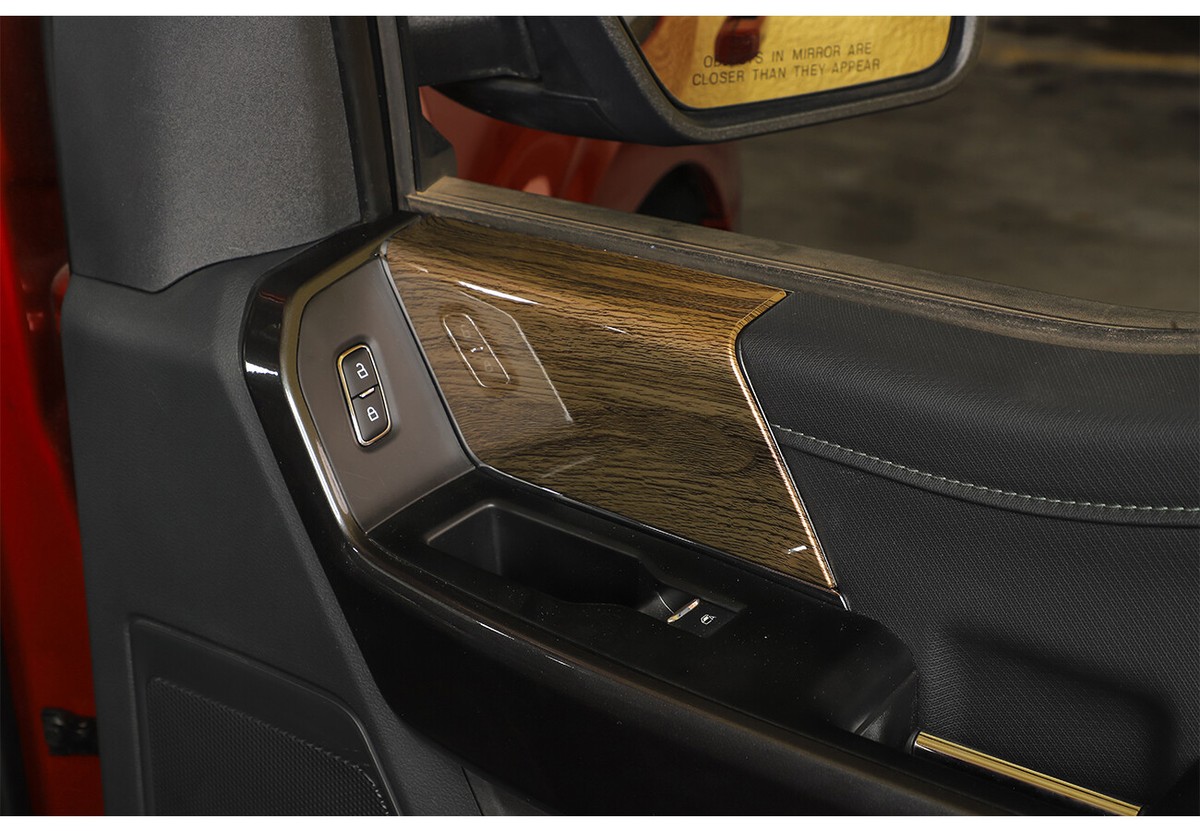 wood grain For Ford F-150 21-23 Interior Central Set Decor Cover