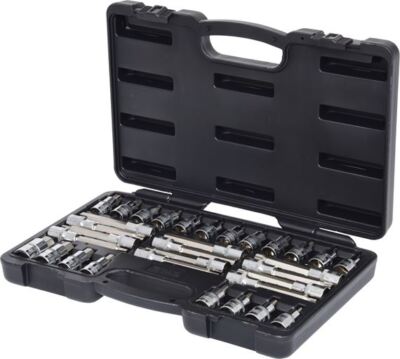 KS Tools 918.1752 1/2'' CHROMEplus Bit-Stecknuss-Satz, 32-tlg.