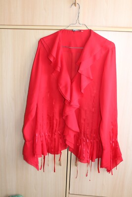 BLUSE, BLUSE ROT MARKE: YOUR MODE Gr. 46 NEU