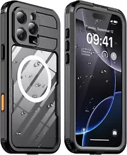 For iPhone 16 Pro Max 16 MagSafe Case Shockproof Heavy Duty Waterproof Cover