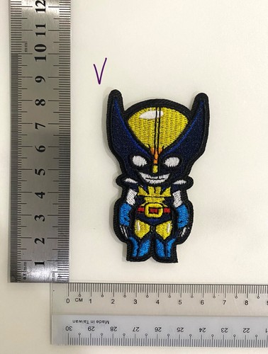 Embroidered Superhero Marvel DC Avengers Kids Cloth Iron On Applique Craft Sew - Picture 8 of 9