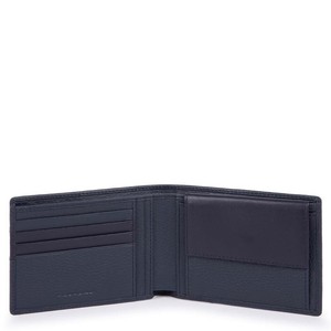 PORTAFOGLIO UOMO PIQUADRO CON PORTAMONETE PU257S97R/BLU BLU | eBay