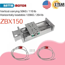 【US】ZBX150 CNC X Y Z Axis Cross Linear Stage Motion Actuator Cross Sliding Table