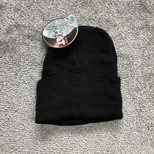 Royal Deluxe Accessories Beanie Winter Hat Unisex Adult One Size Black NWT New
