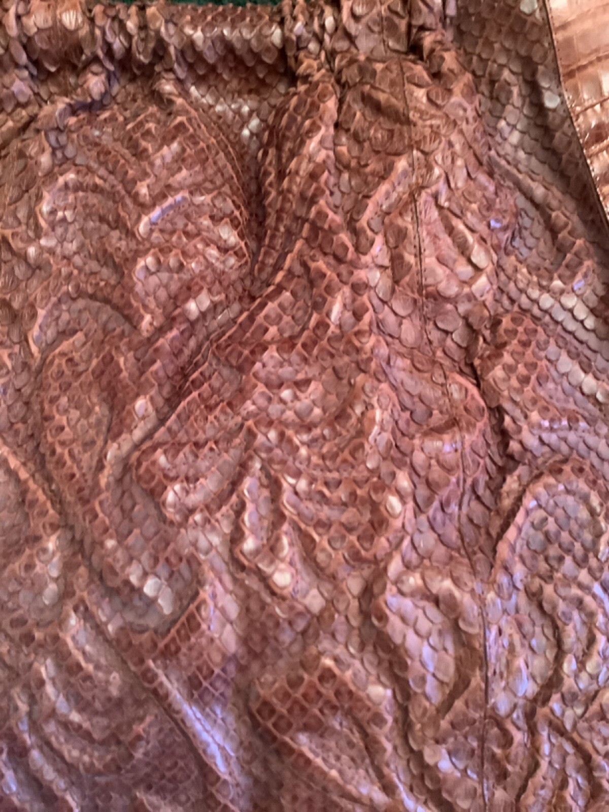 NANCY GONZALEZ BROWN PYTHON and ALLIGATOR LARGE S… - image 2