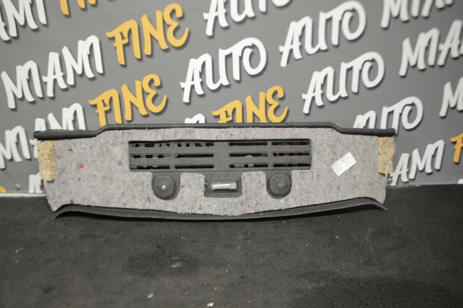 2012 MASERATI GRANTURISMO S REAR CENTER UPPER TRUNK LINER TRIM OEM 068418306