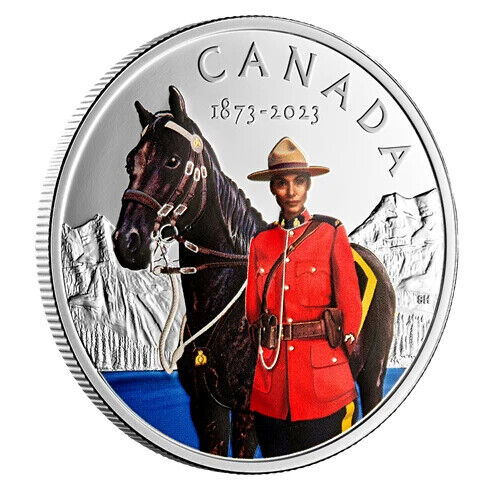 2023 CANADA $20 RCMP 150ᵗʰ ANNIVERSARY 1oz .9999 Pure Silver Proof Coin