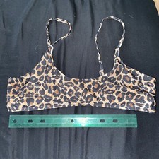 leopard print bikini top