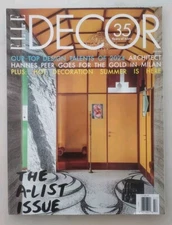 Elle Decor Summer 2024 Magazine No. 299 - THE A-LIST ISSUE - 35 Years of Icons