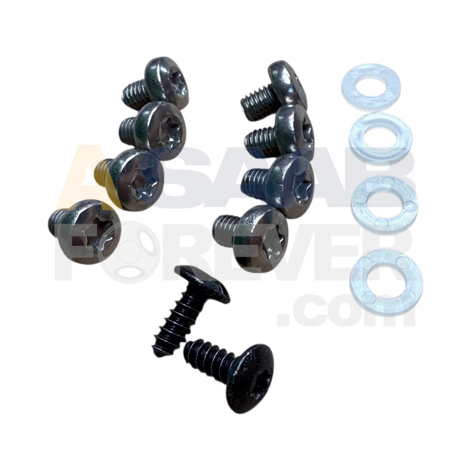 Kit de montaje de matrícula Saab OEM 12804284 9‐3 9‐5 900 9000 1994–2012 NUEVO Foto 4 de 4