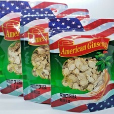 4oz-16oz Wholesale Grade A Hand Selected American Ginseng Slice Root US Seller