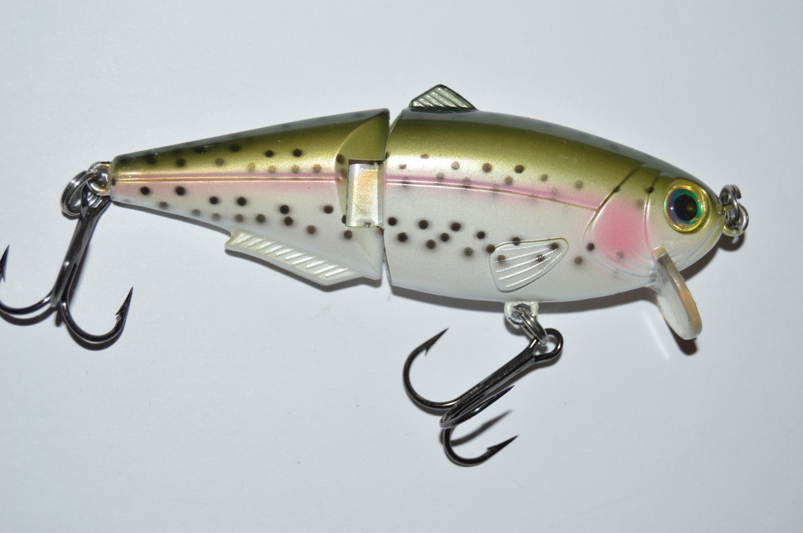 discontinued strike king king shad jointed swimbait 4" rainbow trout - Image 2