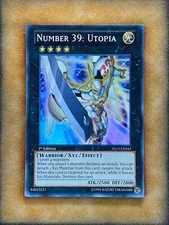 Yugioh Number 39: Utopia YS13-EN041 Super Rare 1st Ed LP