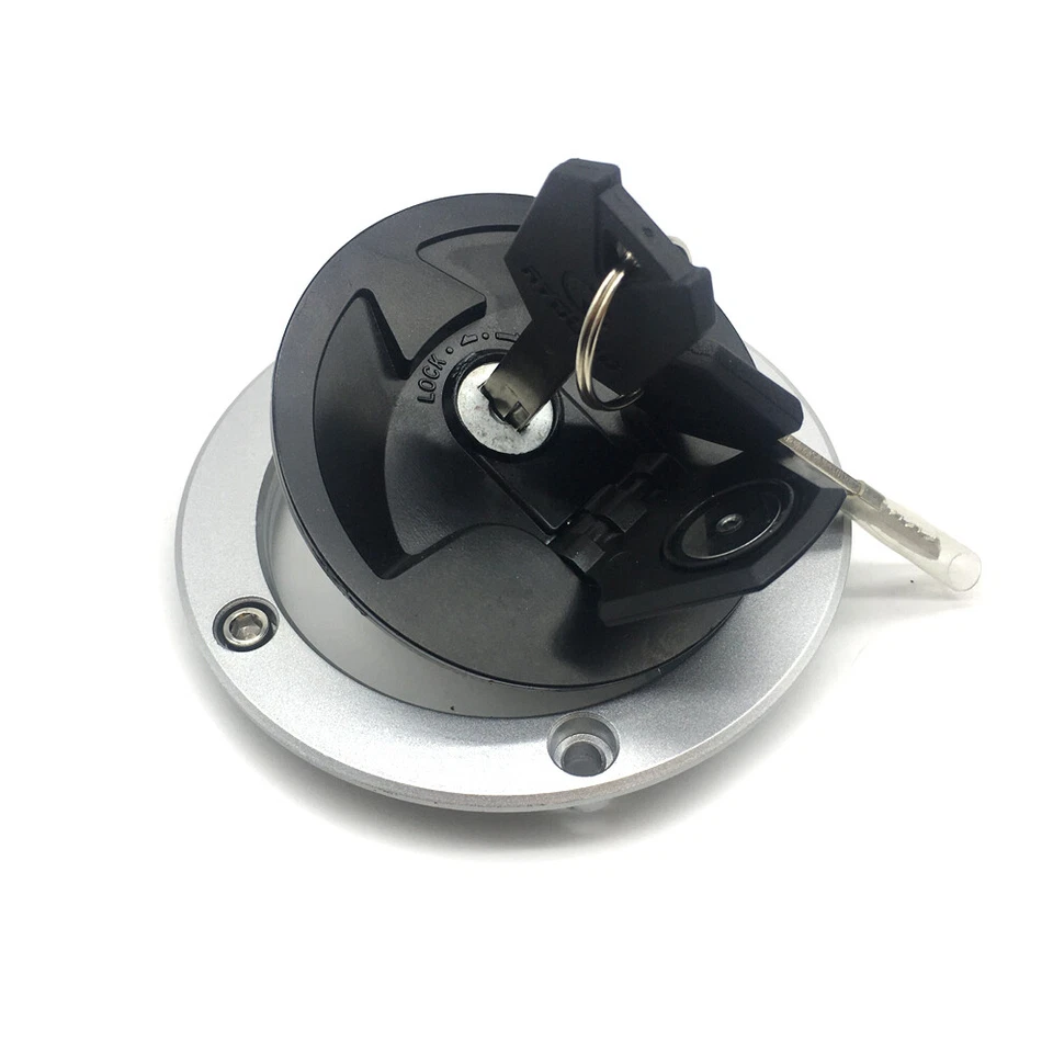 Juego de bloqueo de asiento con tapa de gas combustible interruptor de encendido para Kawasaki Ninja ZX6R/636 2013-2018 Foto 3 de 4