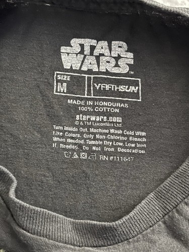 Star Wars Mens Millennium Falcon T-Shirt Black M Short Sleeve Crew Neck Tee - Picture 4 of 6