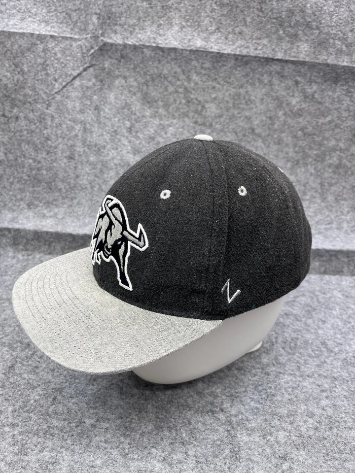 Utah State Aggies Zephyr Hat Cap Snap Back Adult One Size Gray Black Wool NCAA - Image 4 of 4