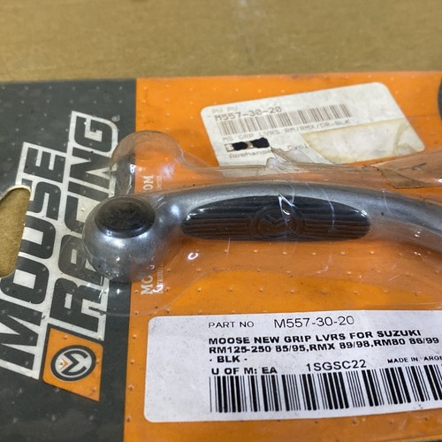 Moose Racing Competition Lever Single Black #M557-30-20  One (1) New in Package - Imagen 6 de 11