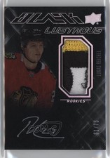 2022-23 SPx UD Black Lustrous Rookie 61/75 Tier 2 Lukas Reichel Patch Auto 0b0r