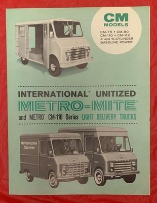 1963 International ''CM MODELS'' - Original Van Sales Brochure / Catalog
