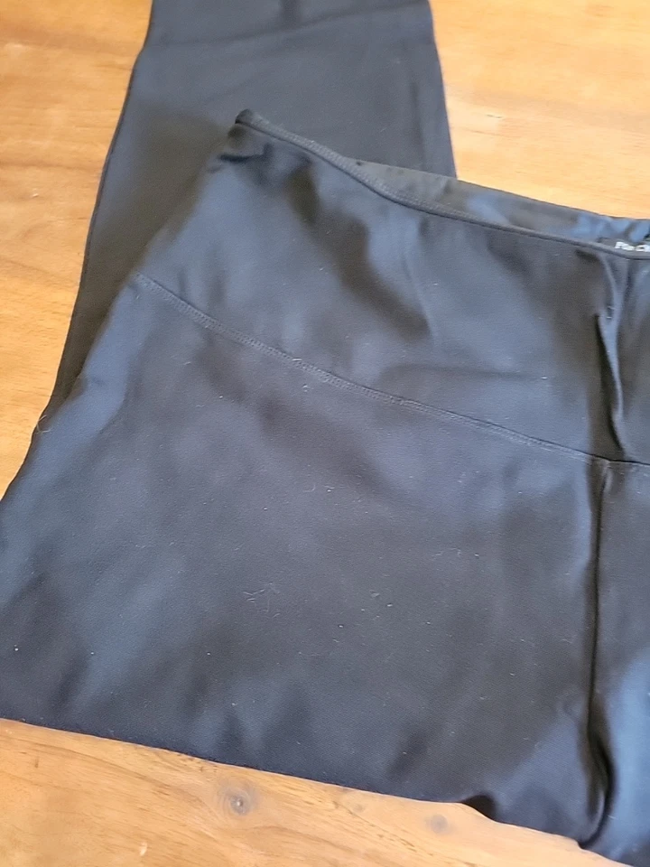 For Cynthia Women Black Casual Pants 3X Plus Capri - Image 3 of 4