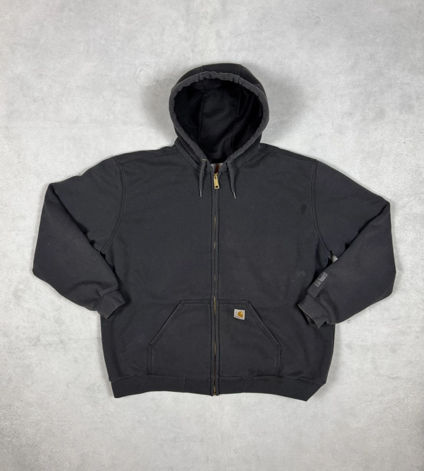 Carhartt Rain Defender Hoodie Men's XL Thermal-Lined Full-Zip Sweatshirt