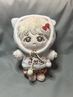 KPOP  SUGA Plush Baby Cotton Doll Stuffed Toy Body Clothes included 6 inches