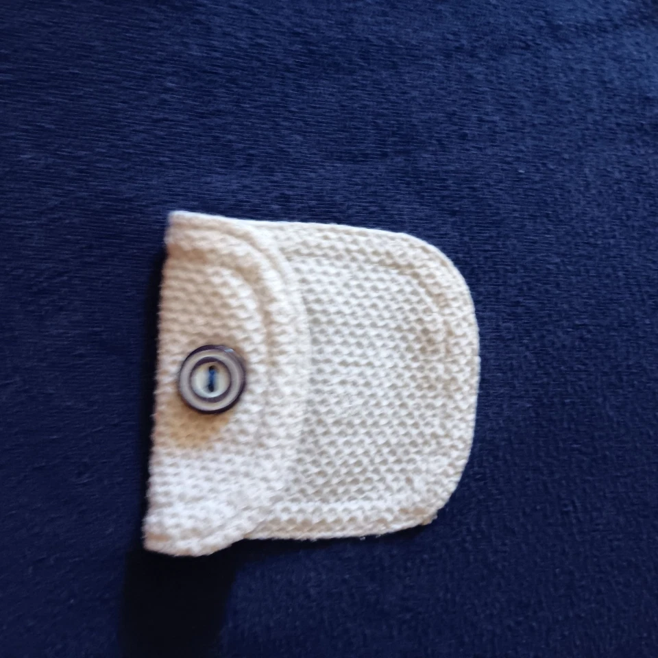 Camiseta Tenis Niñas 2T Vintage Años 70 Top Aileen Niñas Bolsillo Frontal Distress Foto 4 de 4