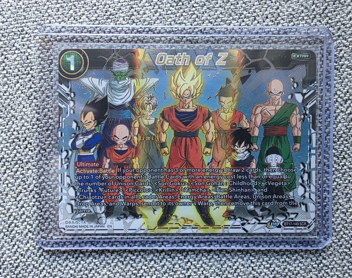 Bandai Dragon Ball Z TCG Individual Collectible Card Game Cards