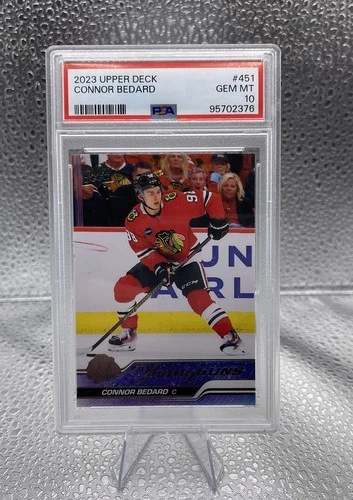 2023-24 Upper Deck Series 2 - Young Guns Connor Bedard #451 (RC) PSA 10