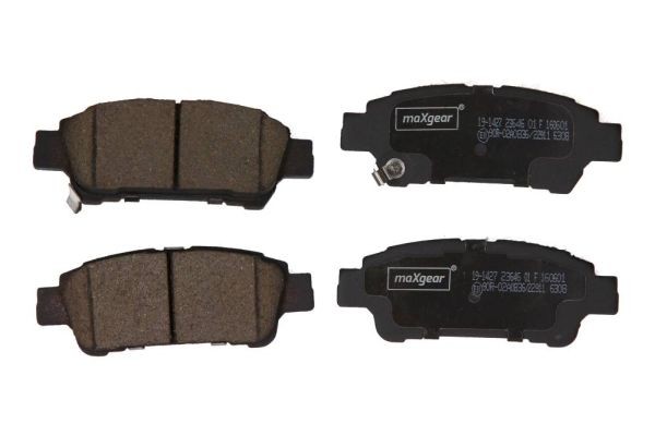 Plaquettes de frein MAXGEAR 19-1427 frein à disque TOYOTA 0446028040