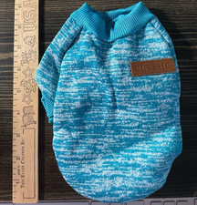DOG PUPPY SWEATSHIRT SWEATER XS BLUE