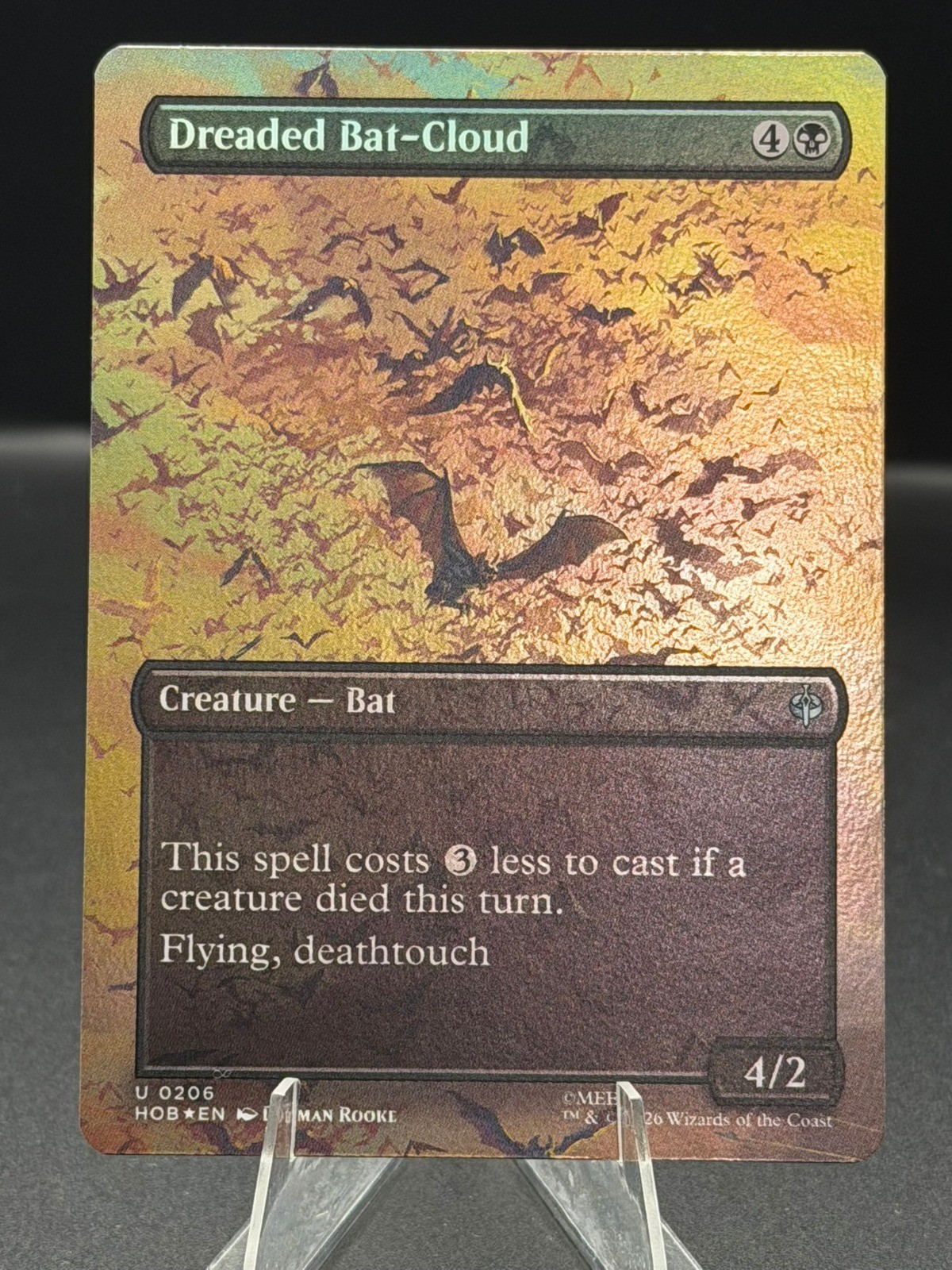 Dreaded Bat-Cloud (Borderless) Foil U The Hobbit 206 NM