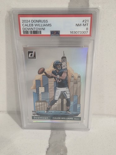 Caleb Williams #21 2024 Panini Donruss Downtown card