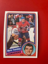 1984-85 O-Pee-Chee OPC Set Break #274 Mario Tremblay - Montreal Canadiens NRMT