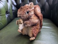 Steiff Squirrel Perri Vintage 50s Stuffed Animal Plush Toy Mohair 60s A20