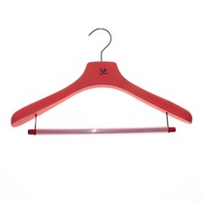 Isaia Suit Hanger in Orangey Red with Purple Coral Composite