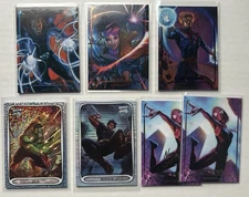 2024 Marvel Masterpieces Lot Blue/49 Wiccan Orange/99 Jubilee Ghost Spider Grego