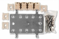 Midnite Solar, Busbar, 500 Amp, White, 1/4" Studs, MNBCB-BUSBAR500