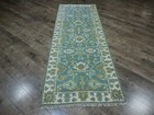 Turkish Oushak Rug, Modern Multicolored Handmade Bohemian Rug 2.9x7.8 Ft — photo 3